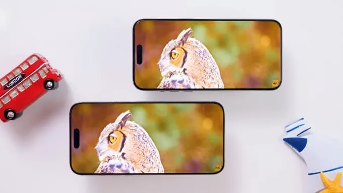 Cả iPhone 15 Pro và iPhone 16 Pro đều sử dụng tấm nền Super Retina XDR OLED