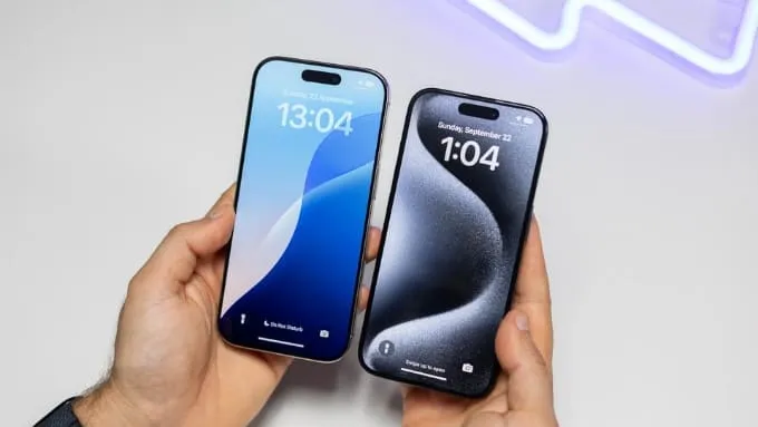 So sánh iPhone 15 Pro và iPhone 16 Pro về màn hình