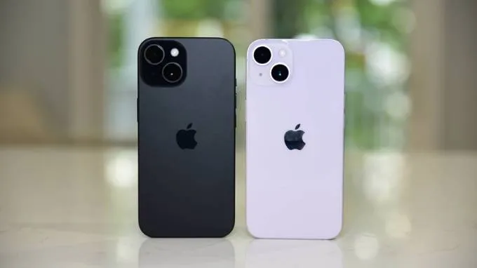 So sánh iPhone 15 bản tiêu chuẩn và iPhone 14
