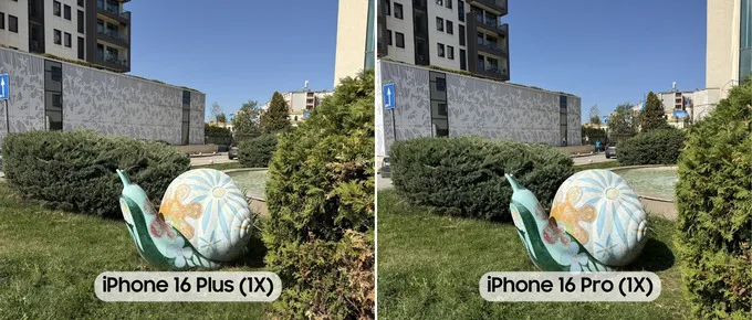 So sánh iPhone 16 Plus và 16 Pro về camera chính