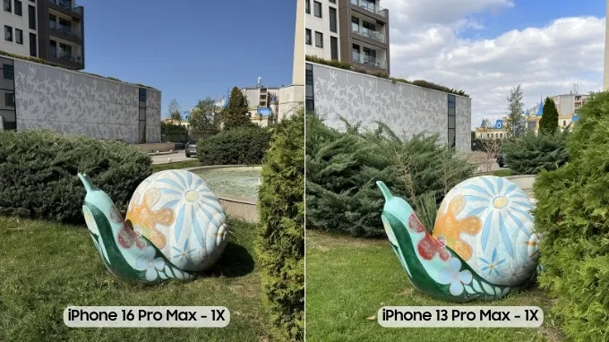 So sánh chất lượng ảnh từ iPhone 16 Pro Max và iPhone 13 Pro Max