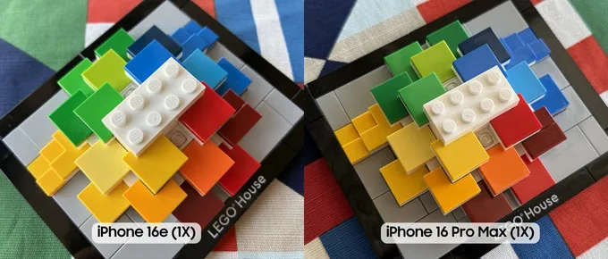So sánh iPhone 16e và iPhone 16 Pro Max về ảnh chụp 1X