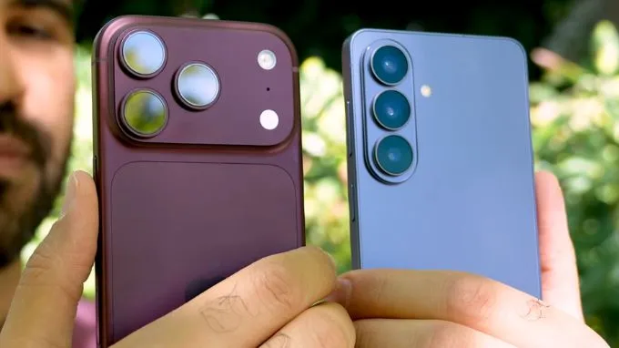 Camera phản ánh lý do chênh lệch giá giữa iPhone 18 Pro vs Galaxy S26