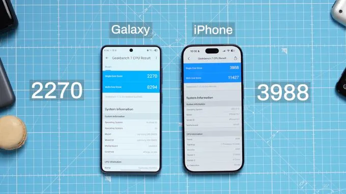 So sánh iPhone 18 Pro và Galaxy S26 về điểm hiệu năng