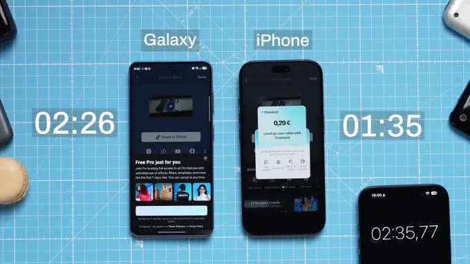 Galaxy S26 phải mất tới 2 phút 26 giây mới có thể hoàn thành công việc