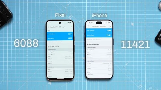 iPhone 18 Pro dẫn trước Pixel 11 Pro về hiệu năng