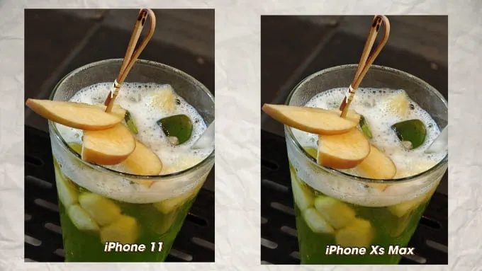 Khả năng chụp thiếu sáng của Xs Max chưa thực sự nổi bật bằng iPhone 11