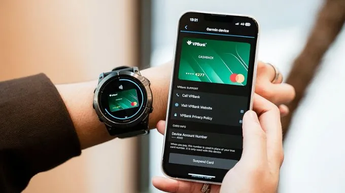 Garmin cũng trang bị tính năng thanh toán Garmin Pay trên một số dòng sản phẩm