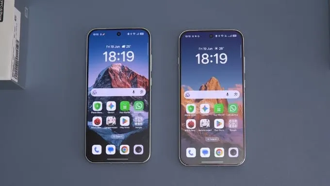 So sánh OPPO Reno16 vs OPPO Reno16 Pro về màn hình