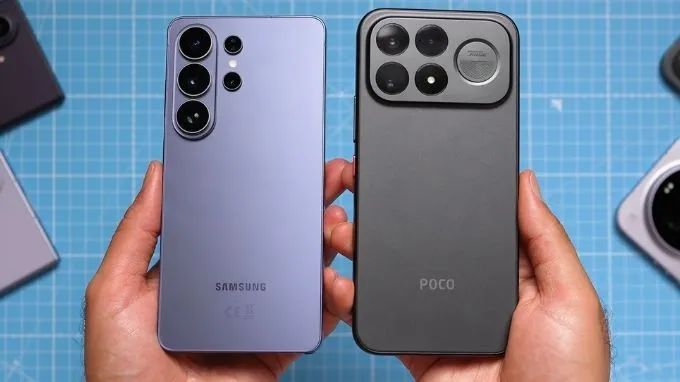 POCO F9 Ultra và Galaxy S26 Ultra đều đi theo hướng thiết kế cao cấp