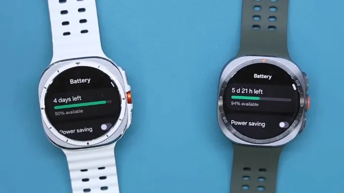 So sánh Samsung Galaxy Watch Ultra 2 và Galaxy Watch Ultra về pin và sạc