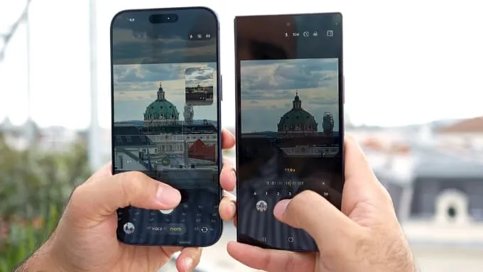 So sánh Samsung Galaxy Z Fold8 Ultra vs iPhone 17 Pro Max về camera 