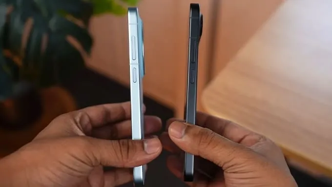 Vivo X300 FE có đôi chút khác biệt về kích thước tùy theo phiên bản màu