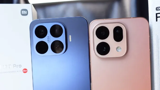 So sánh Xiaomi 17T Pro vs OPPO Find X9s về camera 