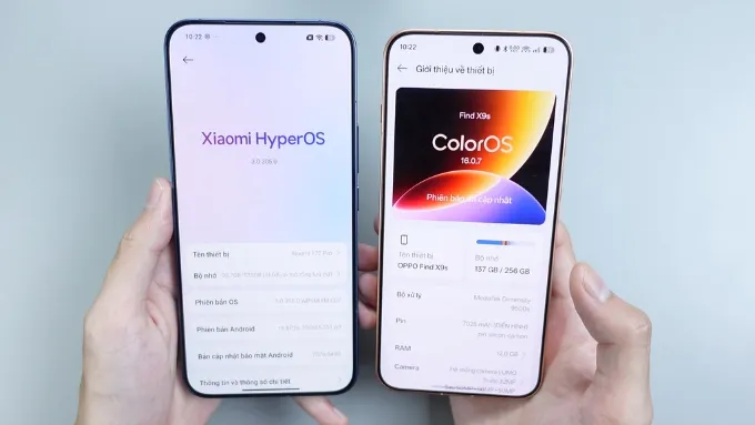 OPPO Find X9s sử dụng vi xử lý MediaTek Dimensity 9500s
