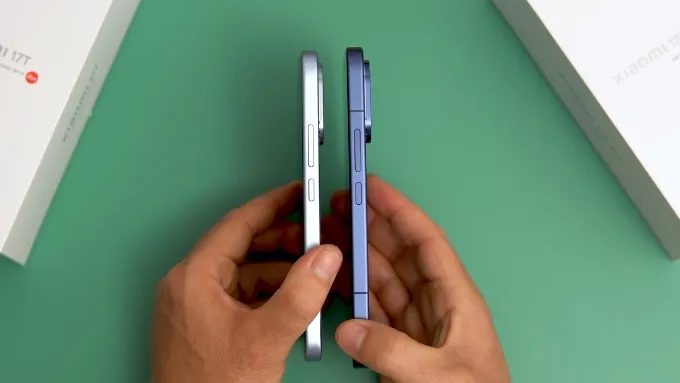 Xiaomi 17T Pro hiện lên mạnh mẽ và chắc chắn hơn với kích thước 162.2 x 77.5 x 8.3 mm