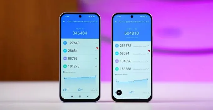 So sánh Xiaomi Redmi 17 4G vs Redmi 17 5G về điểm hiệu năng