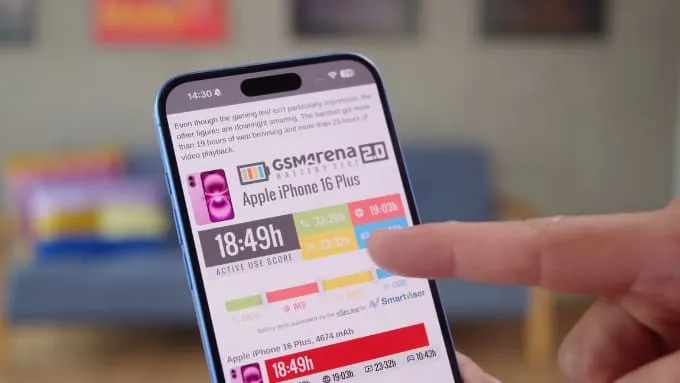 Thời gian sạc đầy pin iPhone 16 Plus