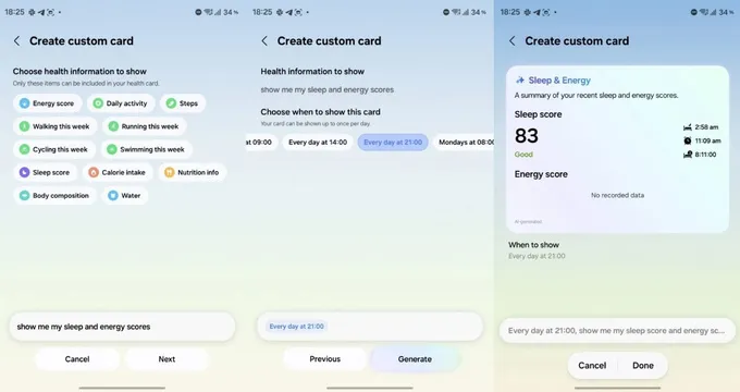 Với One UI 9, Galaxy Z Fold8 bổ sung mục Custom Cards